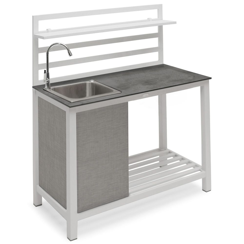 Åminne Ulkokeittiö Pesualtaalla valkoinen