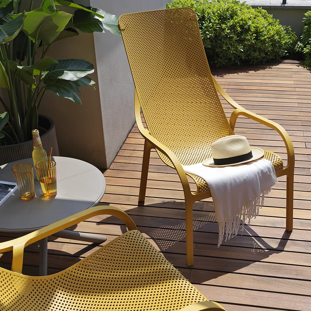 NET LOUNGE CHAIR SENAPE
