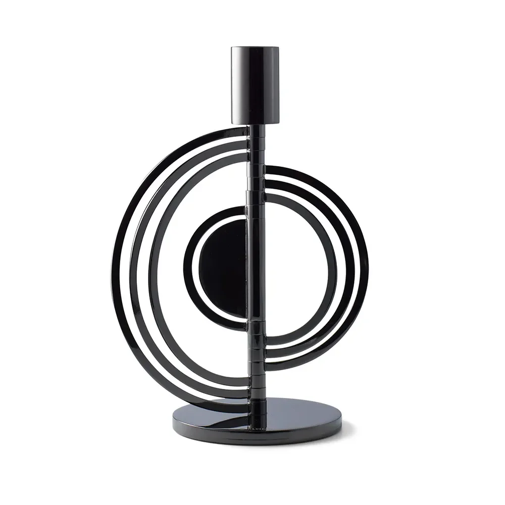 Cirkus Small Black Ø16xH20 cm Messinki med en svart finish Klong