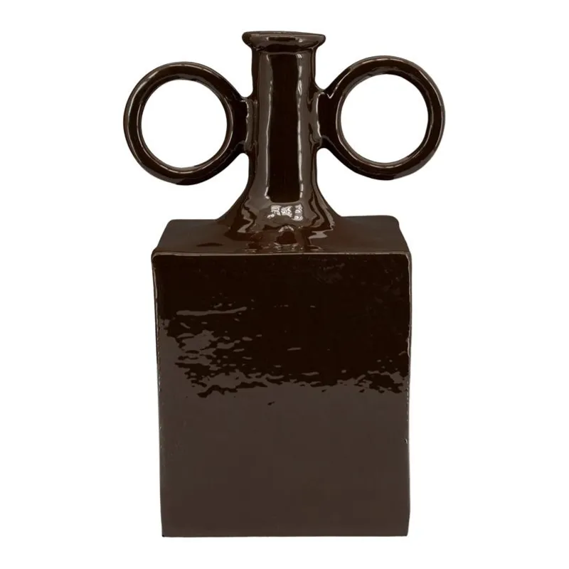 Oro 1 maljakko 21x16x31,5 cm alumiini ruskea