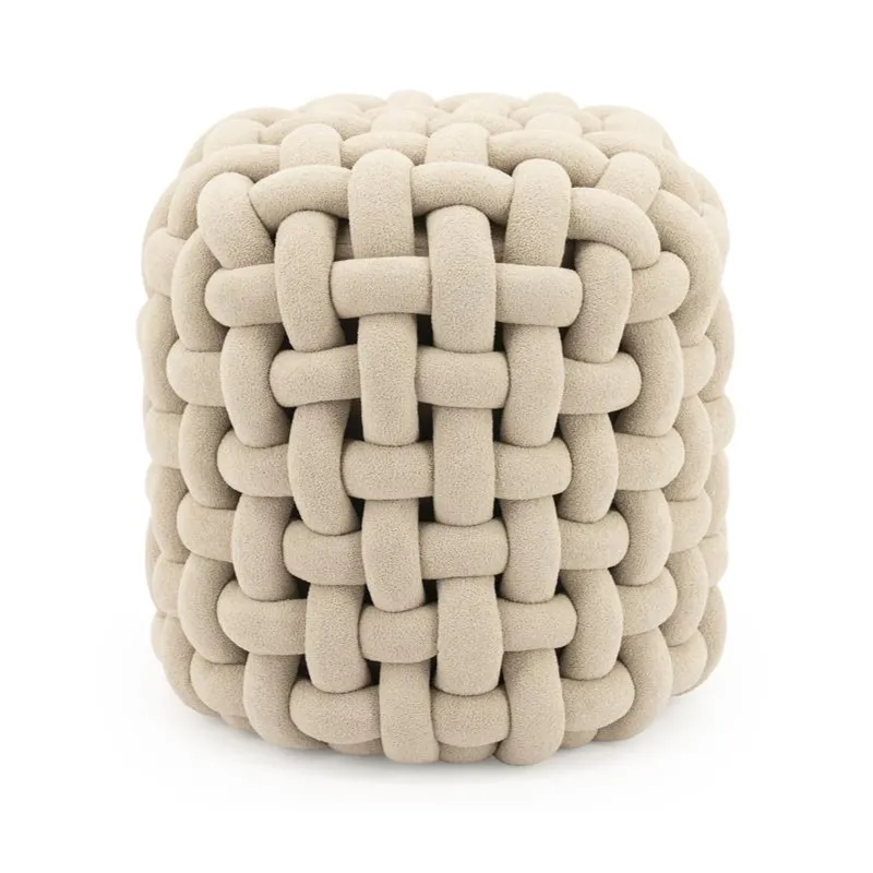 Poofie - beige 44x44x44 cm