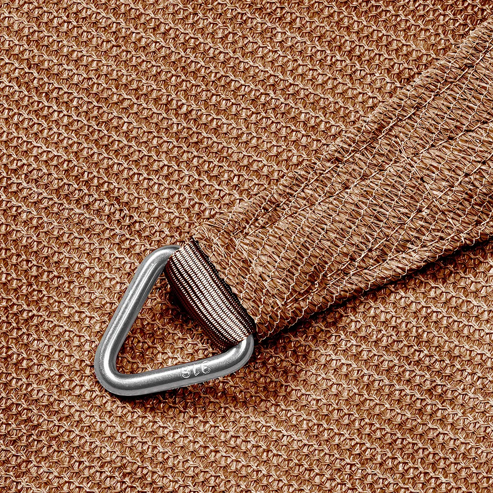 Coolfit aurinkopurje neliö 360x360cm green sand