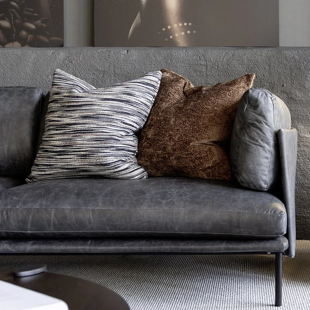 Eternity black tyynyliina 50x50 cm 