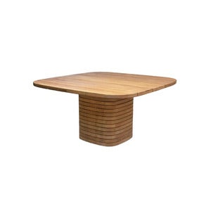 Mellow matbordrunko kvadratisk f/bordsskiva 144x144 cm Teak