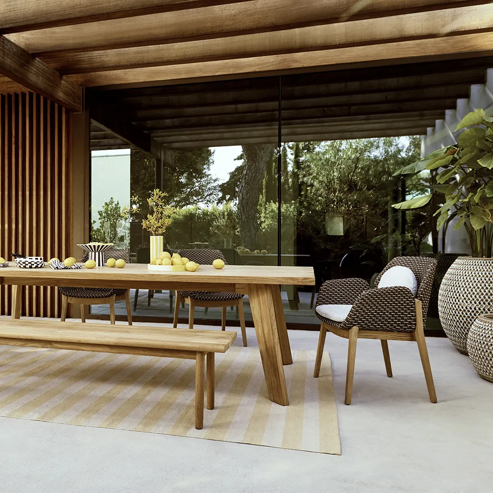 CALADIO nojatuoli DF3 teak 0205 salak 0240