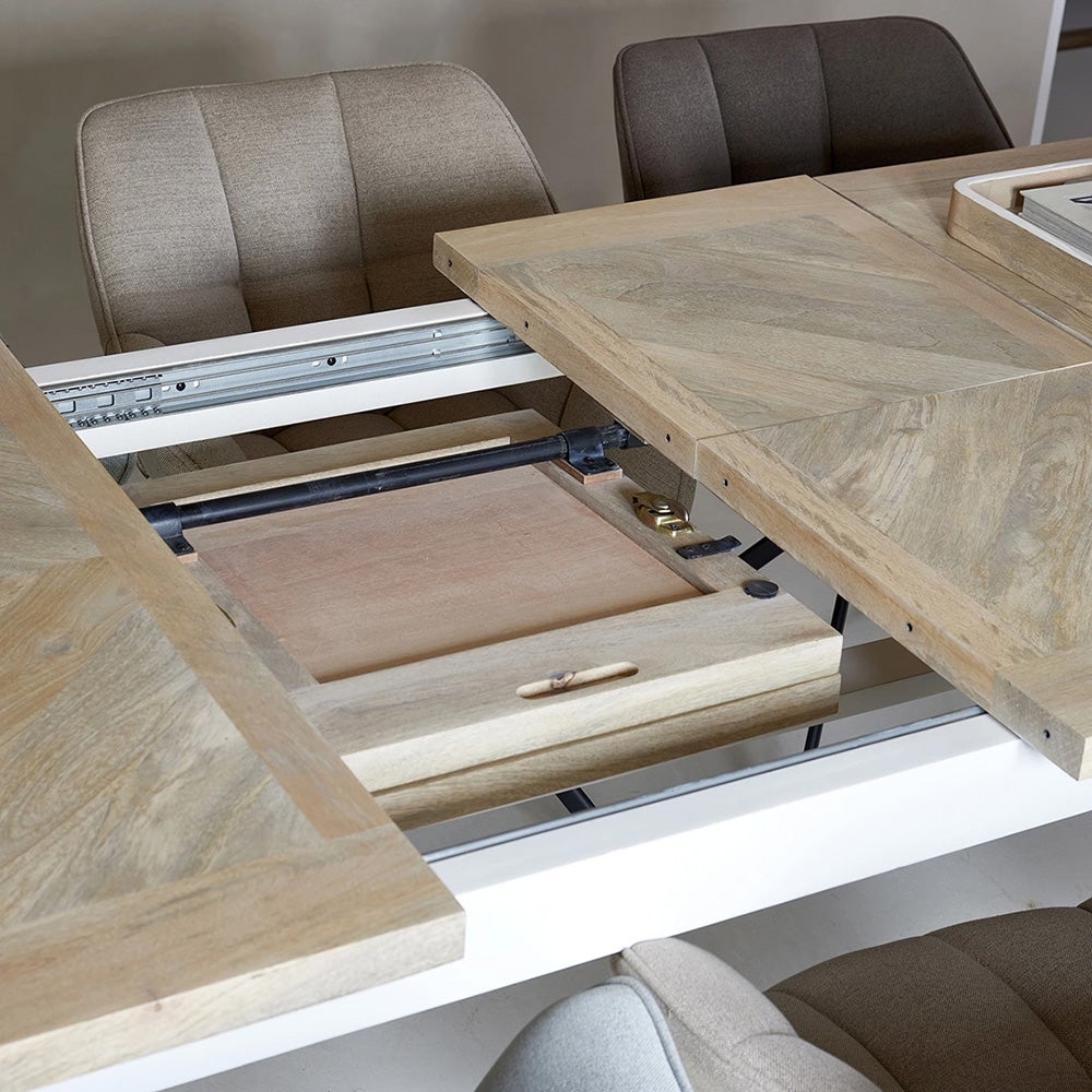 Jatkettava Pacifica ruokapöytä 310/265/220x100 cm