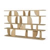 Geometric Hylly tammi 210x35x130 cm