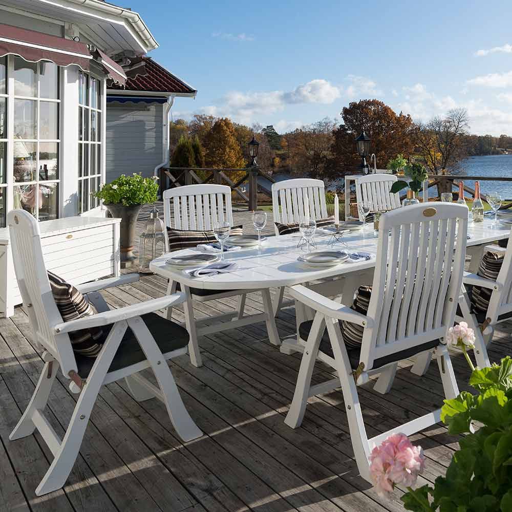 Amelia nojatuoli valkoinen 