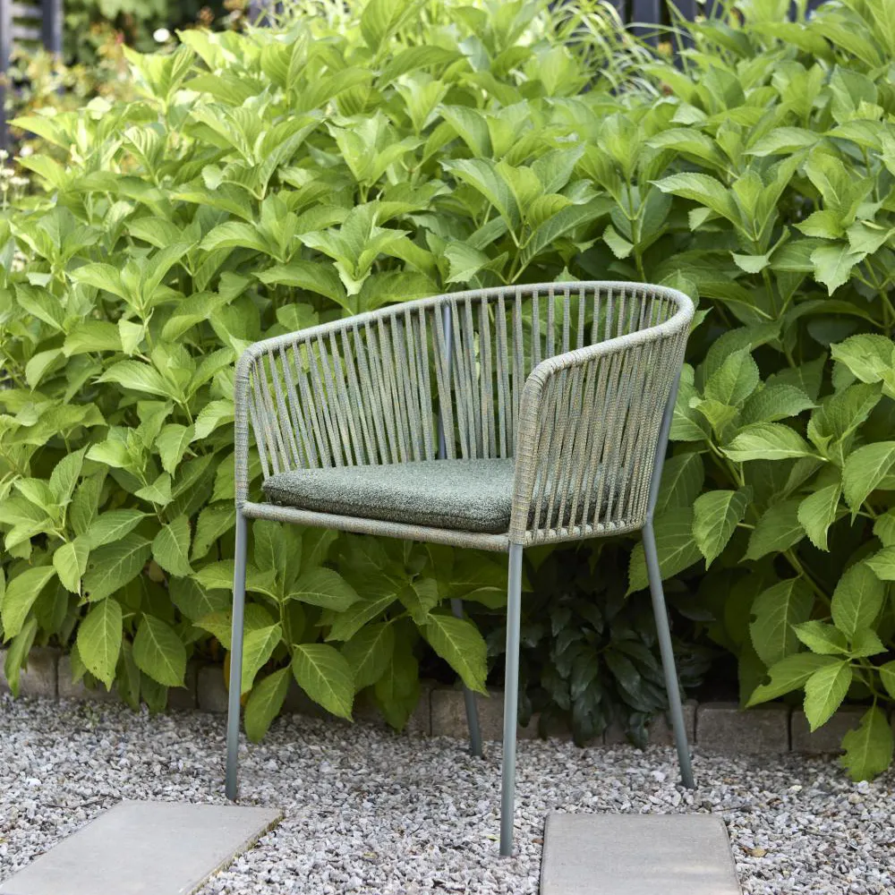 PIATTO Tuoli käsinojilla - Raw Avocado/Nordic Green