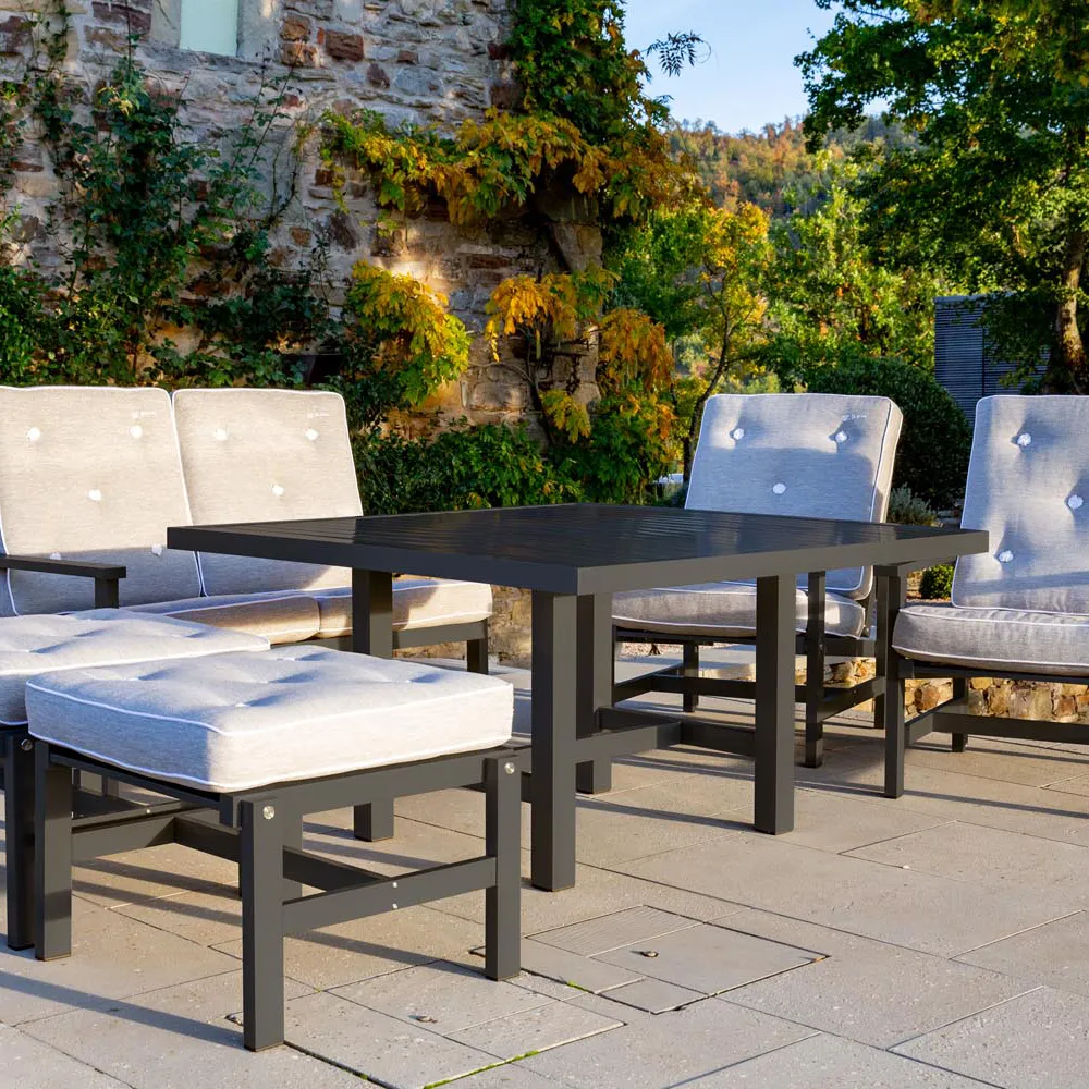 55x55cm jakkara Alumiini musta 