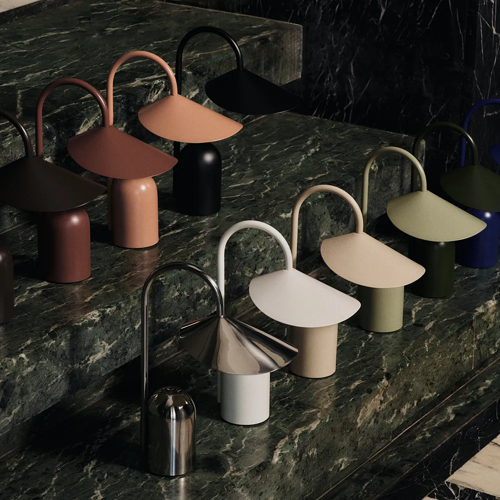 Arum Portable Lamp Bright Blue