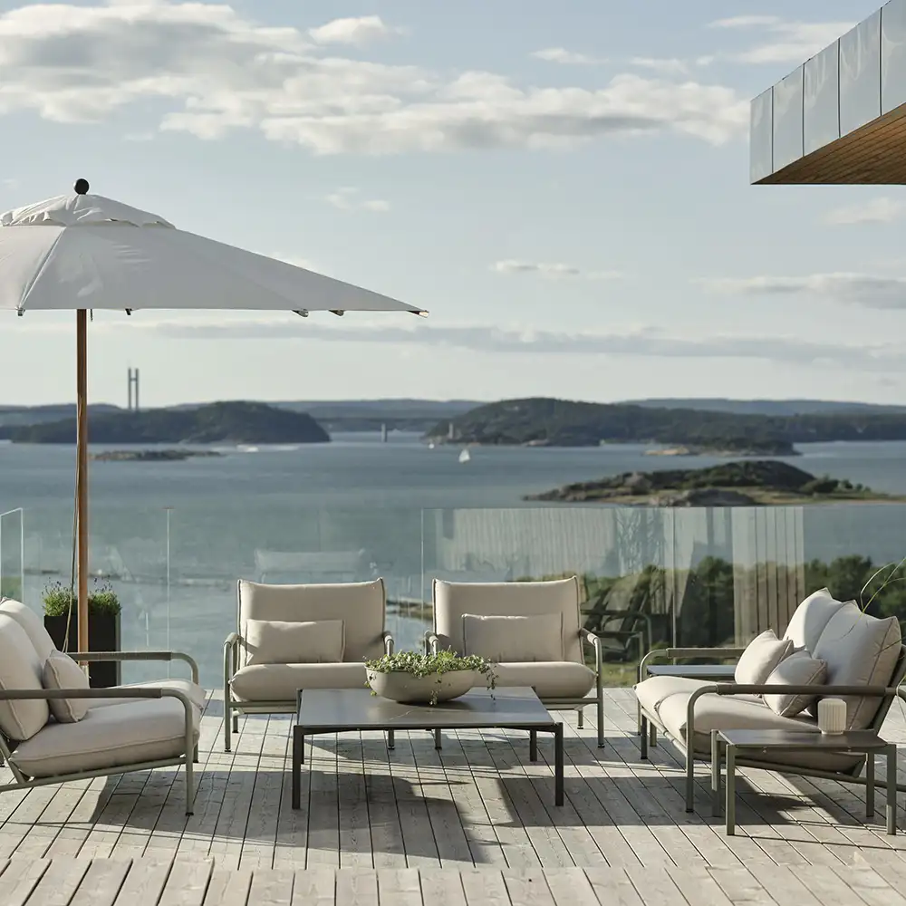 Brafab Lerberget nojatuoli vihreä/ash Brafab