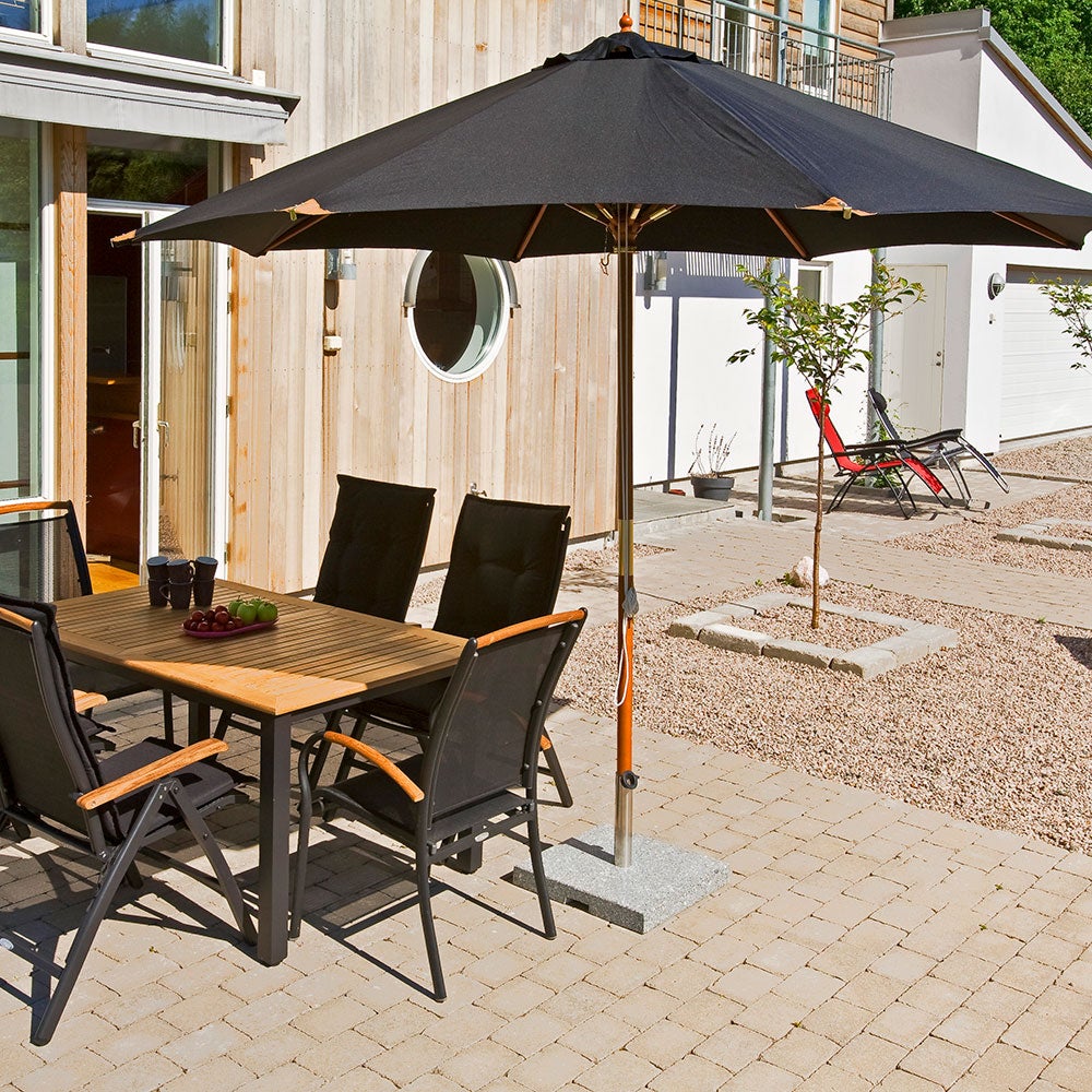 Aurinkovarjo 335cm Musta