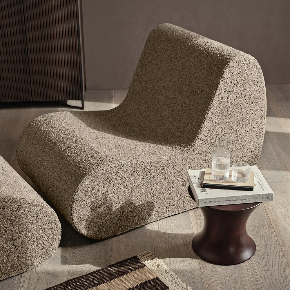 Rouli Nojatuoli Bouclé Sand