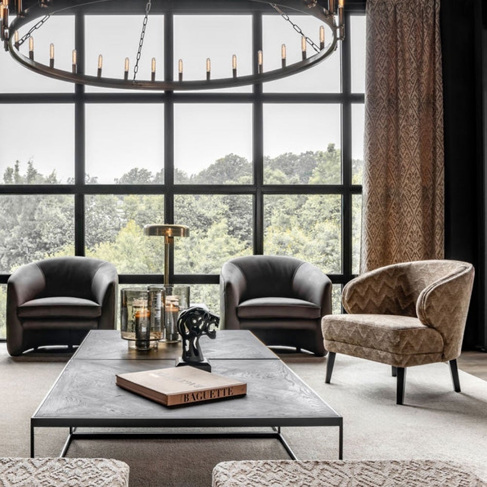 Barrington-kangasnojatuoli - Aurelia W vaaleanruskea