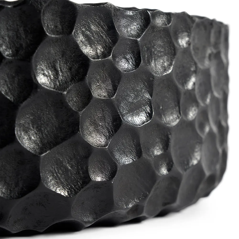 Chopped kulho mustaksi lakattua mahonkia -3 kpl