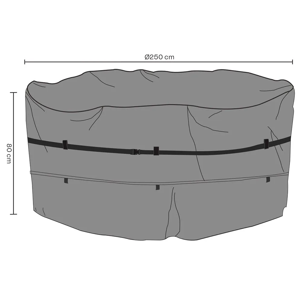 Kalustesuoja ruokailuryhmälle 250x80 cm Premium