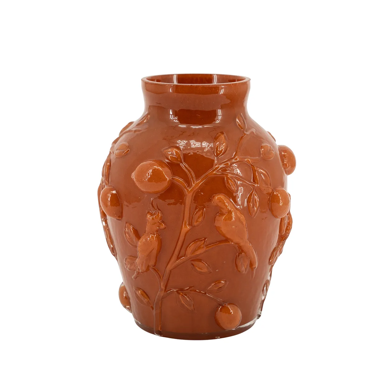 By-Boo, Suupuhallettu maljakko Aru H22 cm Caramel