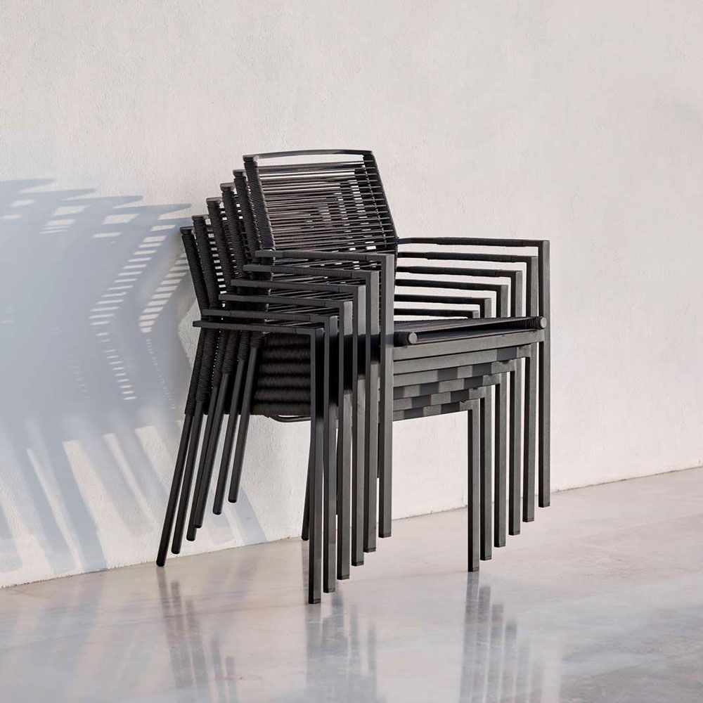 Edge Nojatuoli Anthracite Rope