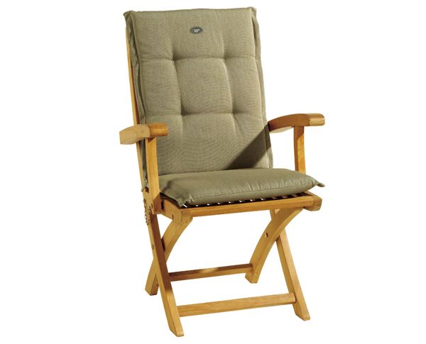 Canyon teak tuoli tyyny Low Blue rakenne