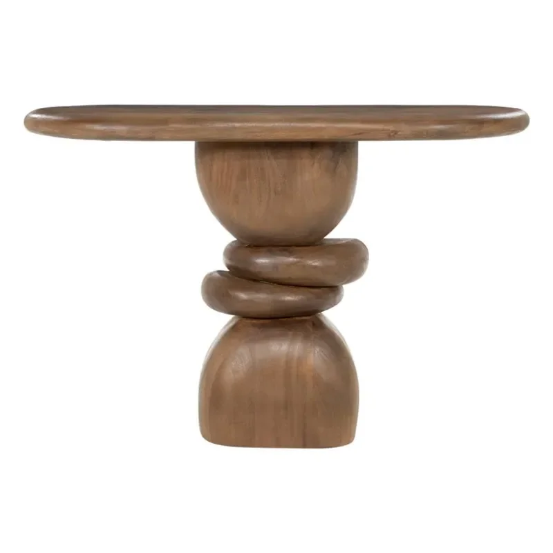 Console table Sui 120x40x80 cm Mangopuu Ruskea