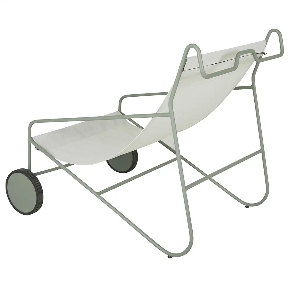 Poul nojatuoli dusty green Brafab