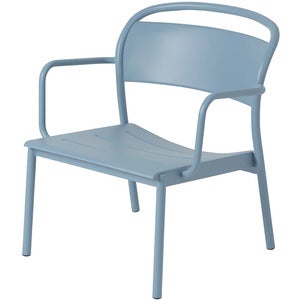 Linear Steel Nojatuoli Pale Blue