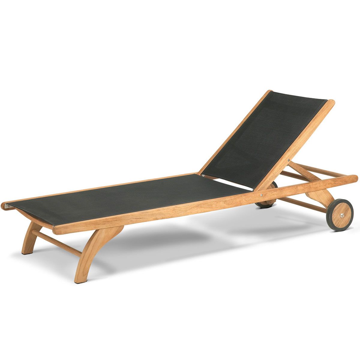 Columbus Willow sänky Teak / Musta 