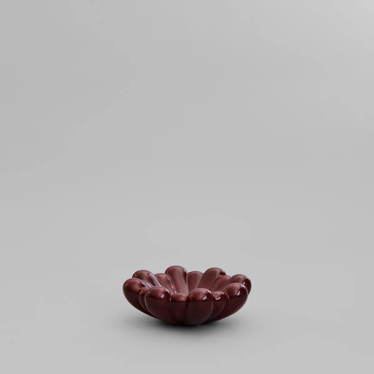 Käsintehty koristekulho Bloom Maroon Ø 28,5 cm
