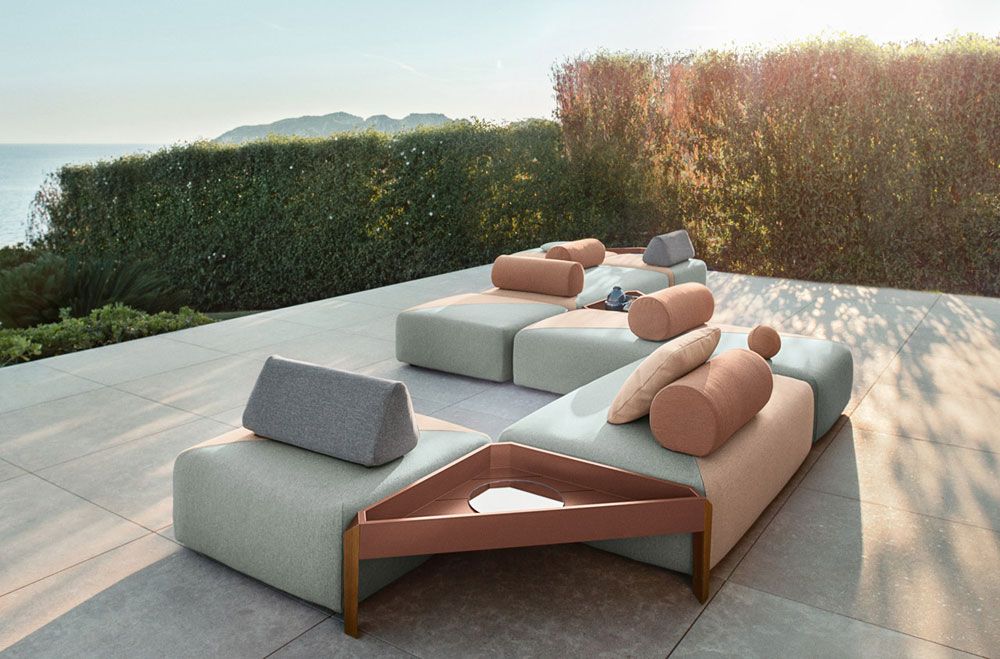 BRIXX selkänojan kolmio 664/twist dark turquise 