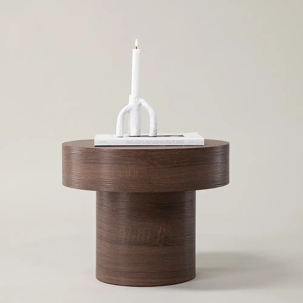 Malung Sivupöytä Ø50 cm Ruskea 