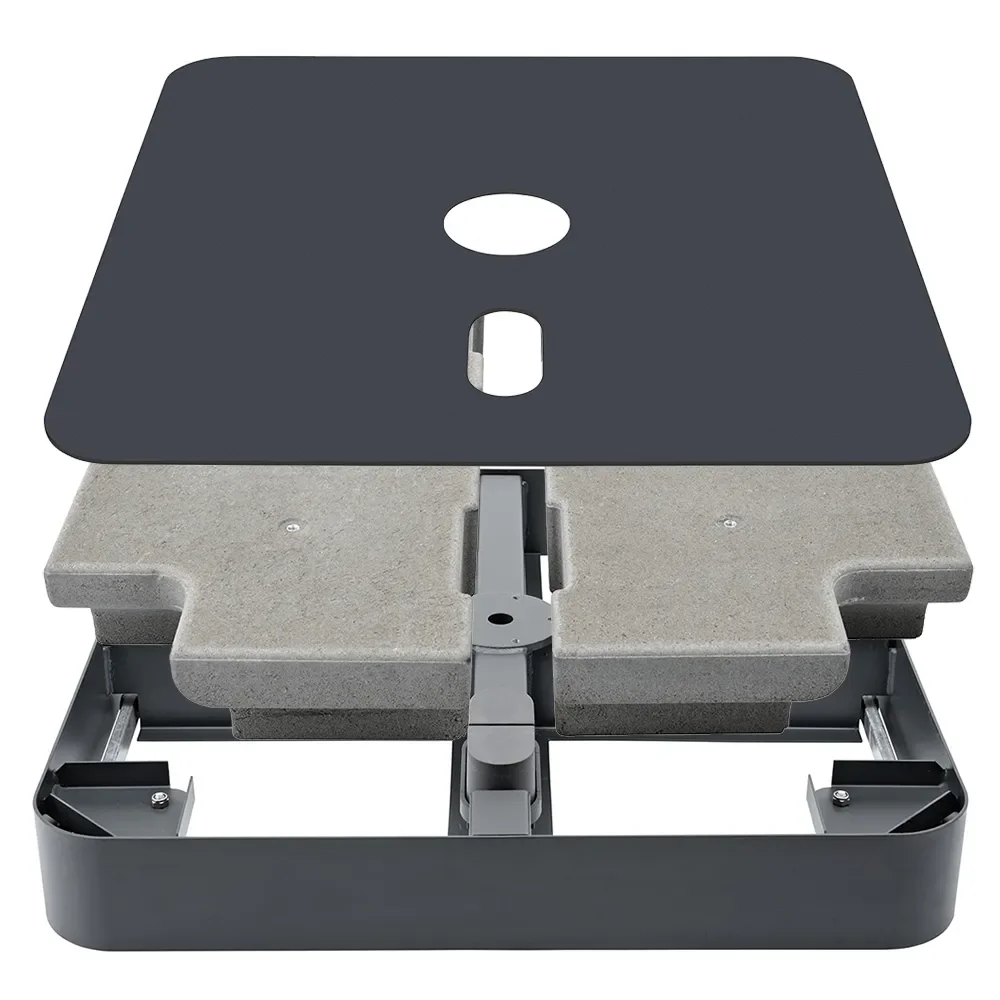 Aurinkovarjon jalusta M4 120 kg