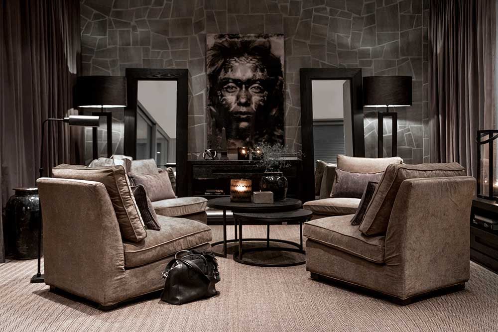 Mason sohvapöytä 2-osainen musta Artwood