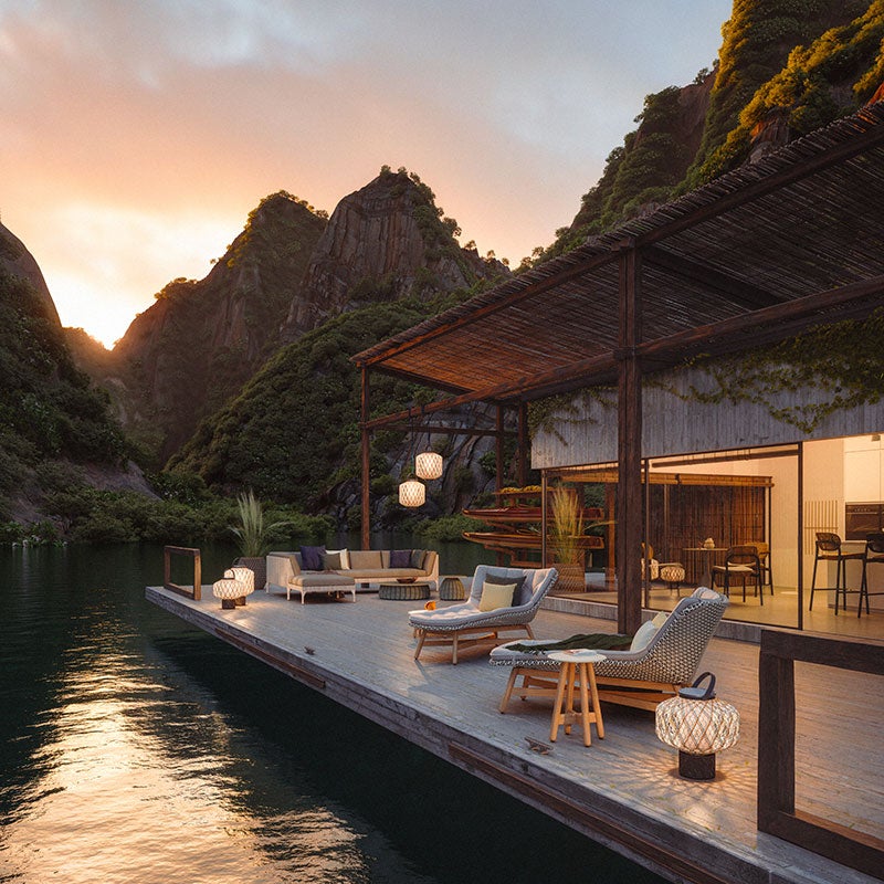 Mbrace lounge nojatuoli korkea BALTIC 