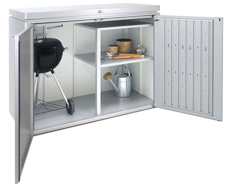 Highboard säilytyslaatikko 160 cm quartzgrå