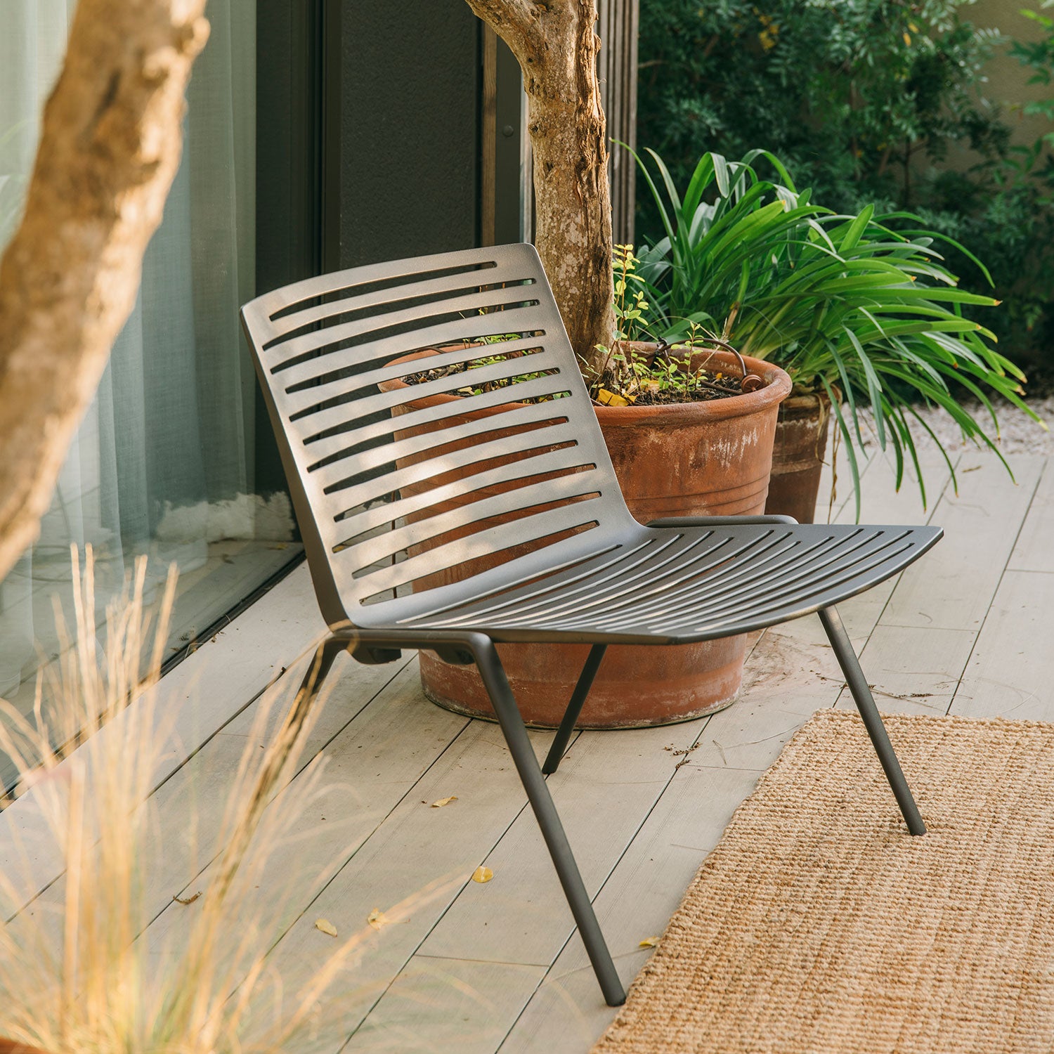 Zebra nojatuoli Pearly Gold