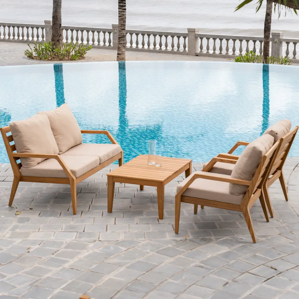 Gunnaröd 2-istuttava lounge-sohva sis. tyynyt valkoinen