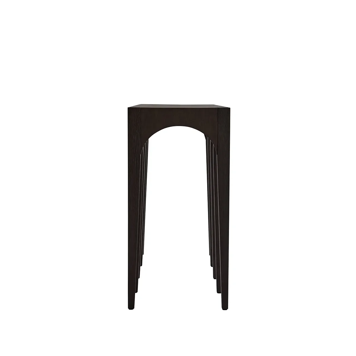 Bow-konsolipöytä, iso - Coffee Black Oak