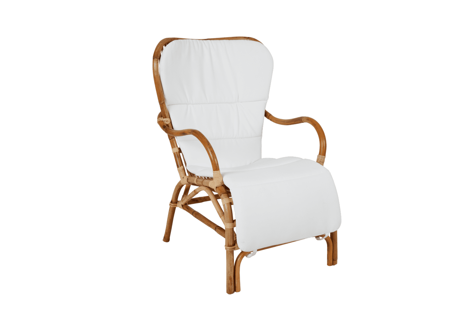 Vallda tyyny nojatuoliin valkoinen