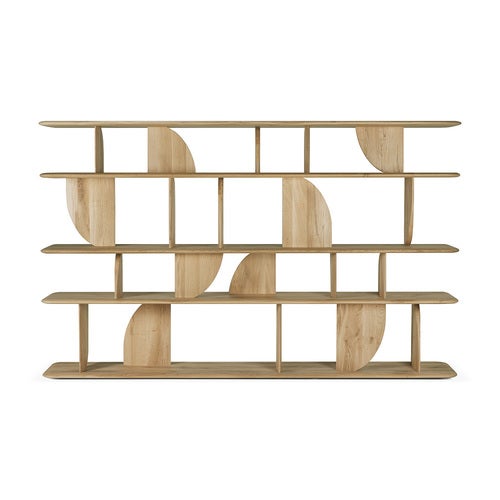 Geometric Hylly tammi 210x35x130 cm