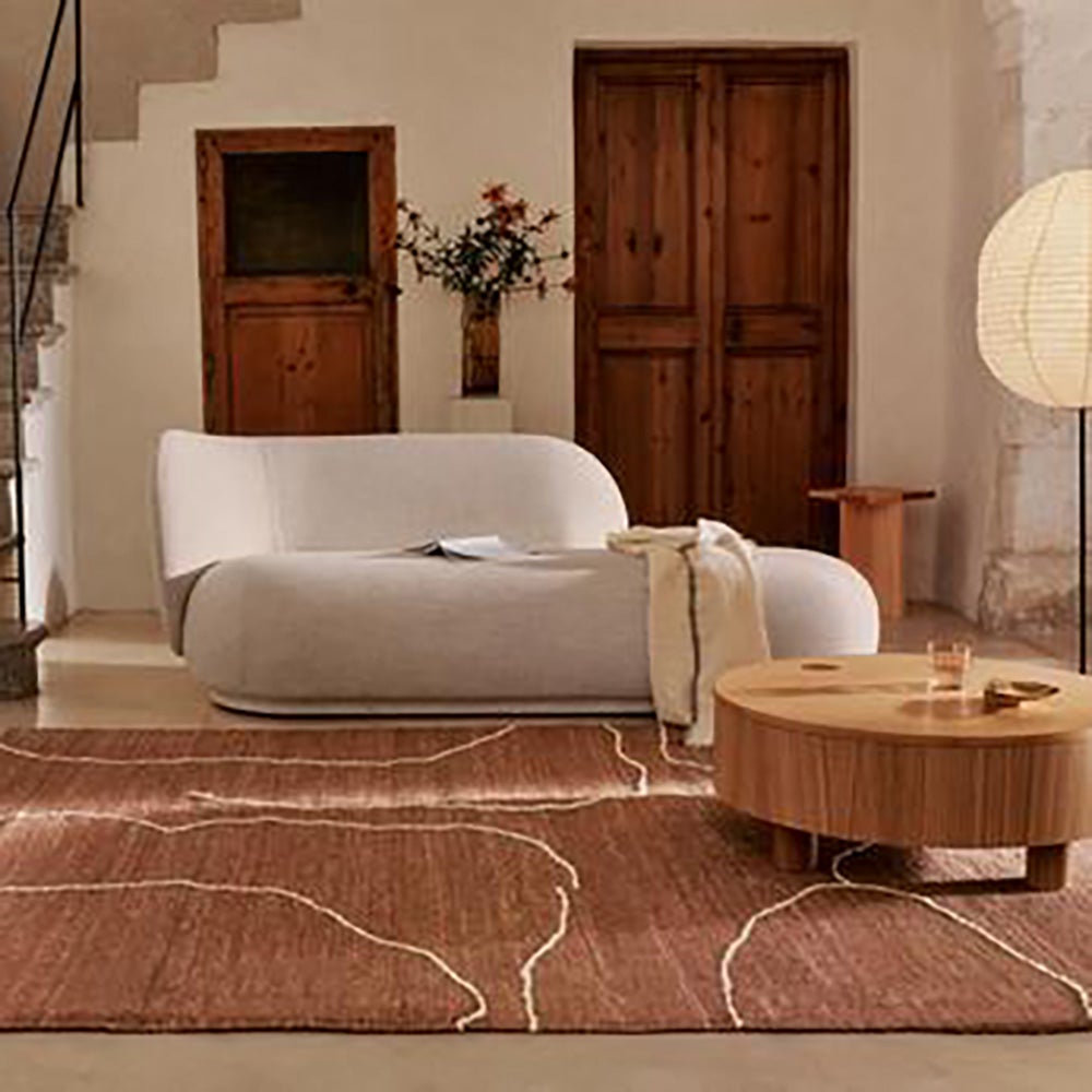 Olles sohvapöytä säilytystilalla - Ø80 - Natural Oak Viner