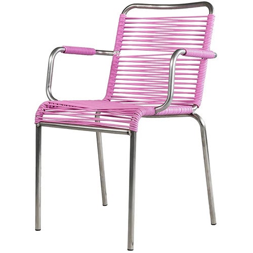 Mya käsinojatuoli pink