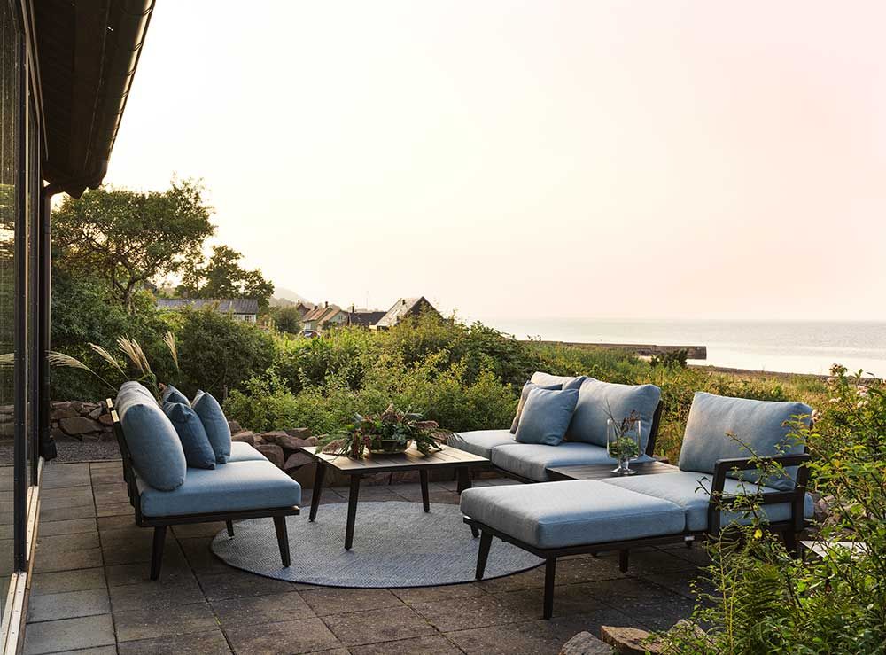 Villac sohvapöytä 88 x 88 cm musta Brafab