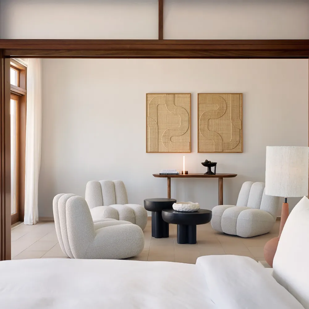 Toe Nojatuoli - Luonnonvalkoinen