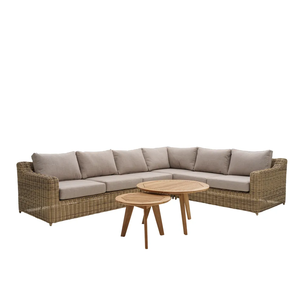 Glendon kulmakappale  Rustic / 220 Beige