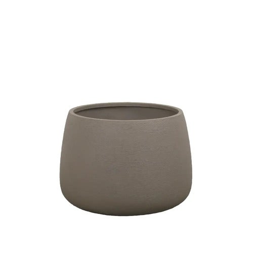 Soil pata rund keskikokoinen Taupe structure, fiberglas