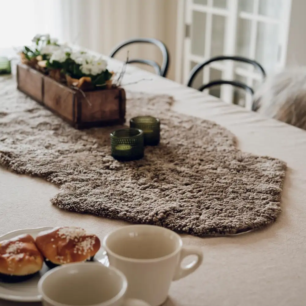 Curly Lampaannahka 60x180 cm Sahara/Lightbrown