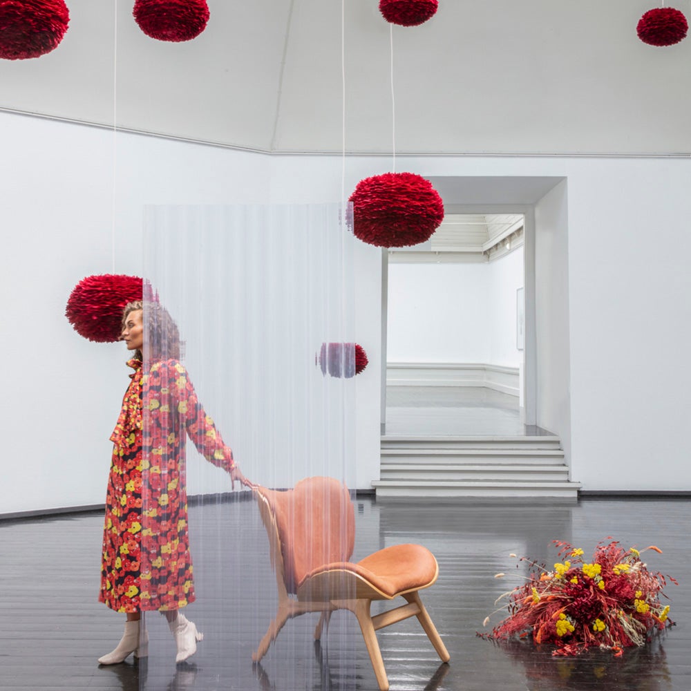 Eos Lampunvarjostin Medium Ø45 cm Red