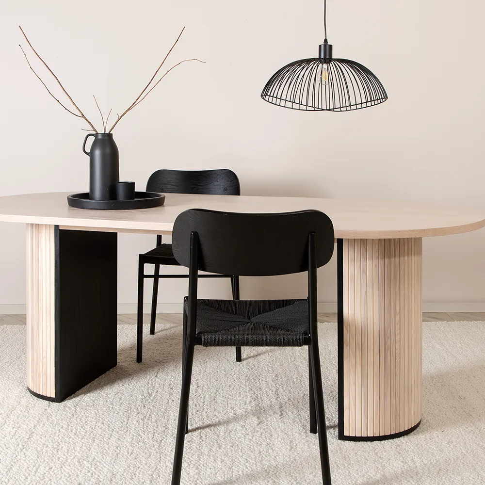 Bianca ruokapöytä 90x200 cm White Wash  