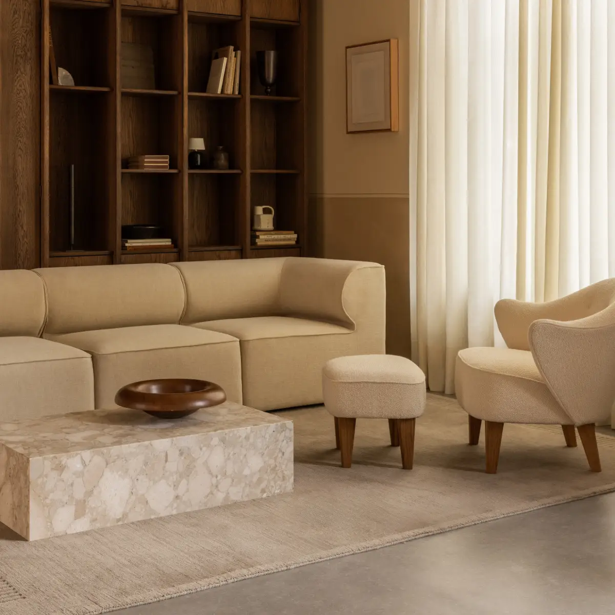 Duomo-matto 200 x 300 cm – Limestone, beige
